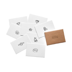 Simple Thank You Cards (pack of 8)